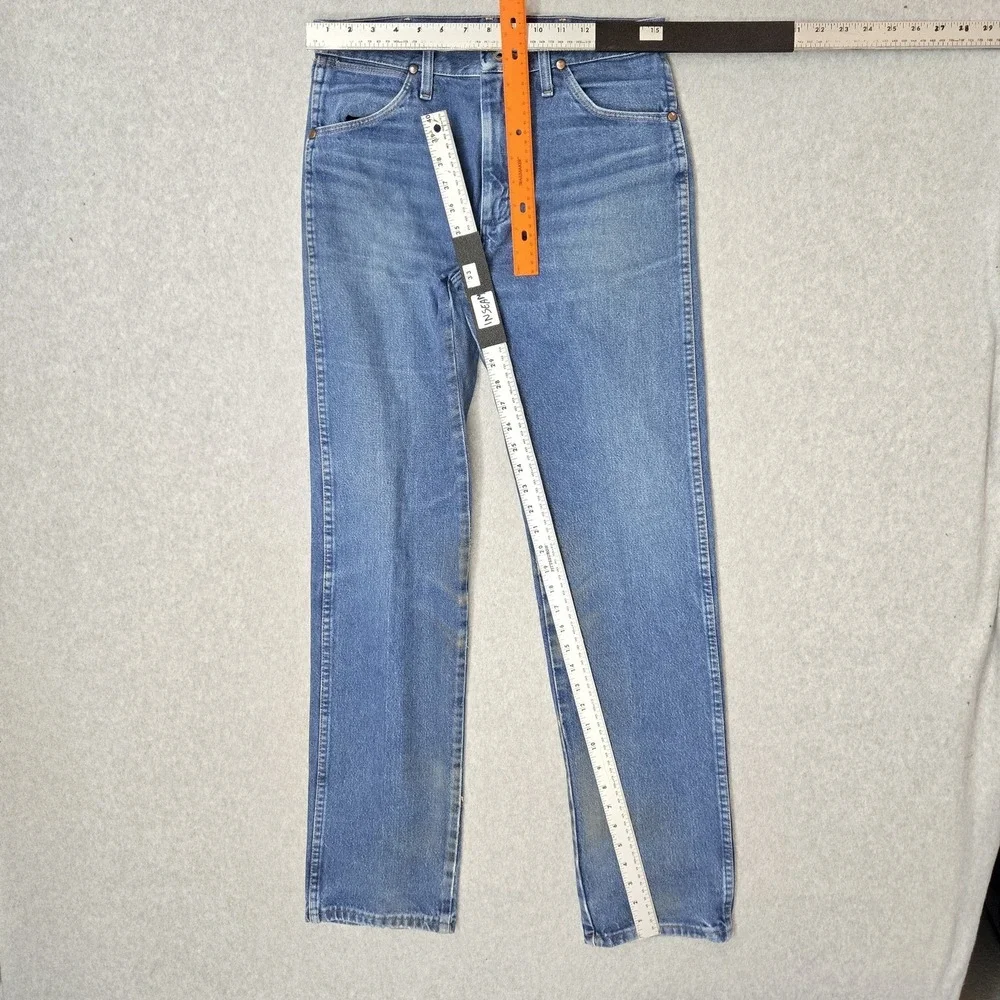 Wrangler Men Jeans 30X34 Blue Denim 13MW Cowboy Cut Original Fit 34